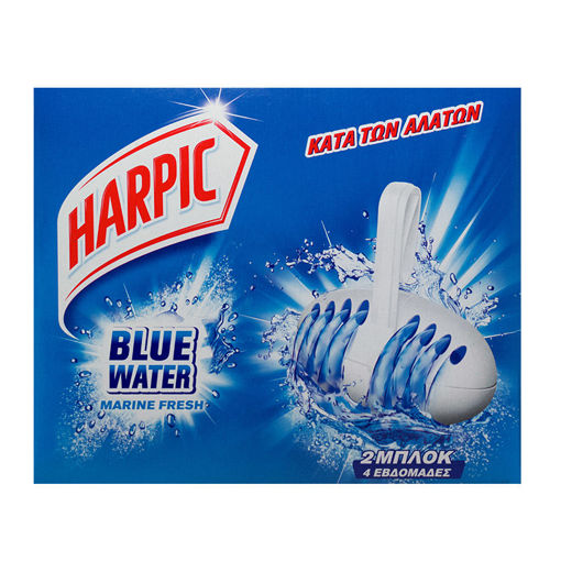 Εικόνα για Σετ Υγρό Μπλοκ Harpic Blue Water – 2 Τεμάχια