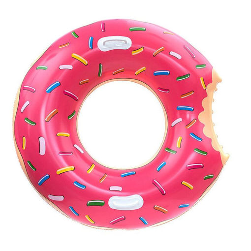 Εικόνα για Κουλούρα Θαλάσσης σε Σχήμα Donut Χρώματος Ροζ 120 cm Blue Wave 51868
