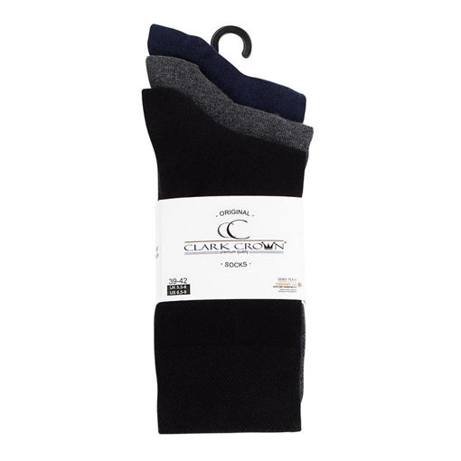 Εικόνα για Ανδρικές Κάλτσες Premium Business Clark Crown – 3 Ζευγάρια