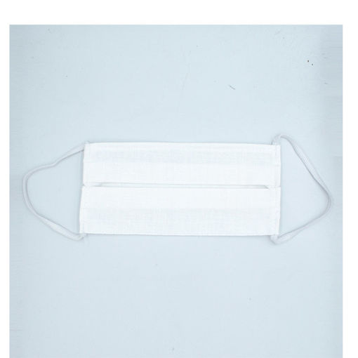 Εικόνα για Σετ Υφασμάτινες Μάσκες Πολλαπλών Χρήσεων Χρώματος Λευκό OEM 5 Τεμάχια