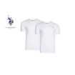 Picture of Σετ Ανδρικά T-Shirt με Στρογγυλή Λαιμόκοψη Χρώματος Λευκού US Polo ASSN 6118451884-100 - 2 Τεμάχια