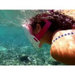 Picture of Μάσκα Θαλάσσης  L/XL Full Face Ροζ με Αναπνευστήρα και Βάση για Action Camera Ocean 21301
