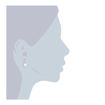 Εικόνα για Σκουλαρίκια Γυναικεία Κρεμαστά με Πέρλες Ροζ Χρυσό Perldesse 60350386