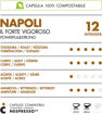 Εικόνα για Ιταλικός Καφές  Espresso Συμβατός με Nespresso IL Caffe Italiano Napoli Compostable - 10 Κάψουλες