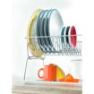 Εικόνα για Στεγνωτήριο Πιάτων Διώροφο Χρώματος Ασημί Metaltex Genius-Tex 325602