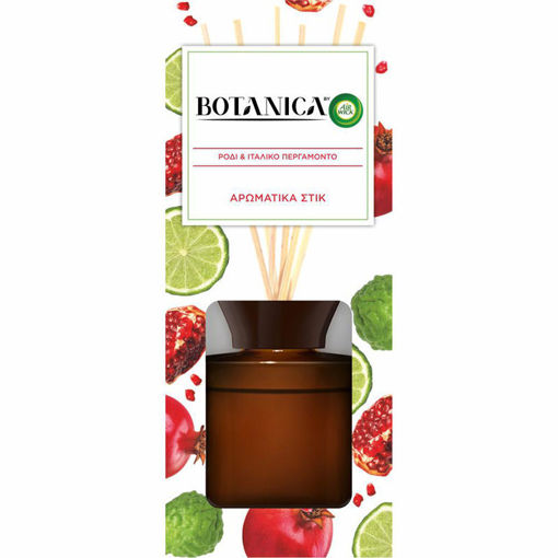 Εικόνα για Αρωματικά Στικ Mε Άρωμα Ρόδι & Ιταλικό Περγαμόντο Botanica by Airwick 80 ml