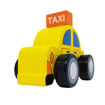 Εικόνα για Ξύλινο Παιχνίδι Ταξί Κίτρινο Trademan