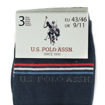 Εικόνα για 3 Ζευγάρια Κάλτσες Χρώματος Μπλε U.S. Polo ASSN 6229551935-372