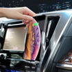 Εικόνα για Ασύρματος Φορτιστής (Qi) - Βάση Αυτοκινήτου Αεραγωγού και Ταμπλό Χρώματος Χρυσό S14 Surpass Hoco