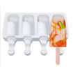 Εικόνα για Φόρμα Σιλικόνης Για Παγωτό Ξυλάκι Με 3 Θέσεις Χρώματος Λευκό