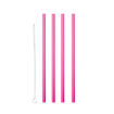 Εικόνα για Σετ 12 Επαναχρησιμοποιούμενα Πλαστικά Ροζ Καλαμάκια με Βουρτσάκι 21 cm Metaltex 253135