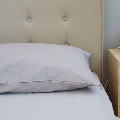 Εικόνα για Μαξιλαροθήκη με Φερμουάρ Για Μαξιλάρι Σώματος Body Pillow Ανοιχτό Γκρι 50 x 160 cm Fiber