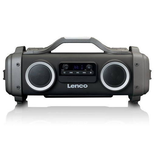 Εικόνα για Αδιάβροχο Ηχείο Bluetooth Ραδιόφωνο FM USB και Micro SD με Εφέ Φωτισμού Lenco SPR-200