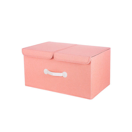 Εικόνα για Κουτί Φύλαξης Οργάνωσης Με Διπλό Καπάκι Ροζ 50 x 29.5 x 25 cm