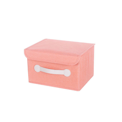 Εικόνα για Κουτί Φύλαξης Οργάνωσης Με Καπάκι Ροζ 26.5 x 20 x 16 cm