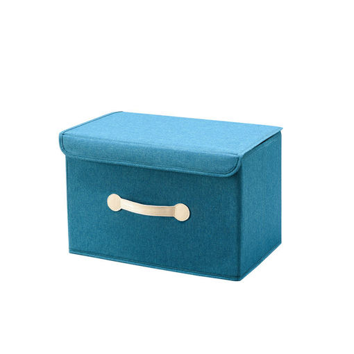 Εικόνα για Κουτί Φύλαξης Οργάνωσης Με Καπάκι Μπλε 38 x 25 x 25 cm