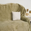 Picture of Διπλή Κουβέρτα - Ριχτάρι Fleece Ananas 200 x 220 cm Χρώματος Πράσινο Ανοιχτό HR-PBLKT220 Heinner Home