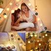 Εικόνα για Διακοσμητικό Φωτιστικό Γιρλάντα Με 20 Led Cotton Ball  Lights Rose HR-LED20 Heinner Home