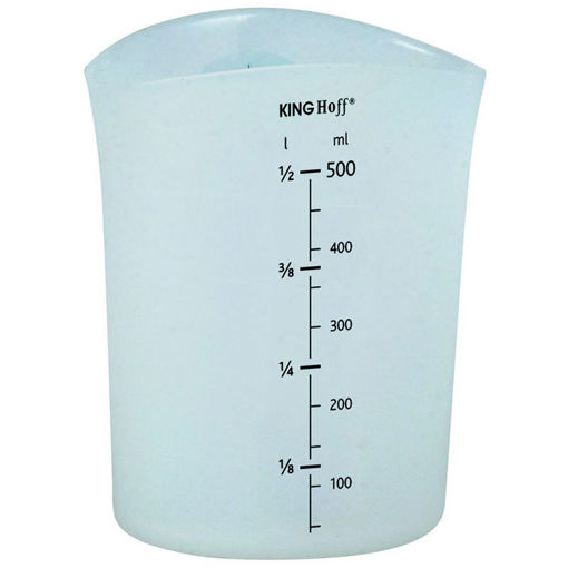 Εικόνα για Διαφανής  Δοσομετρητής από Σιλικόνη 500 ml Kinghoff