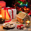 Εικόνα για Σετ 18 Ανοξείδωτα Μεταλλικά Χριστουγεννιάτικα Κουπάτ 3D Gingerbread House Kit