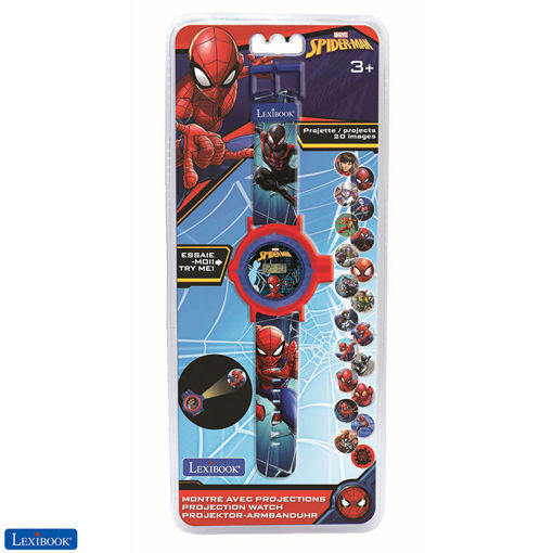 Εικόνα για Lexibook Marvel Spiderman DMW050SP - Ψηφιακό Ρολόι Χειρός με Προτζέκτορα 20 Εικόνων για Παιδιά 3+ Ετών