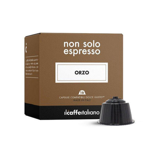 Εικόνα για Ρόφημα Κριθαριού Χωρίς Καφεΐνη Συμβατό με Dolce Gusto IL Caffe Italiano Orzo – 16 Κάψουλες