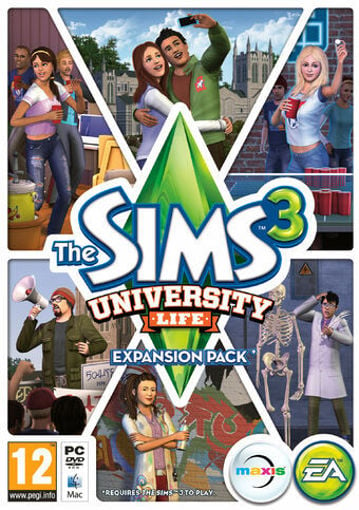 Εικόνα για The Sims 3 - University Life Expansion (PC & Mac) – Origin DLC
