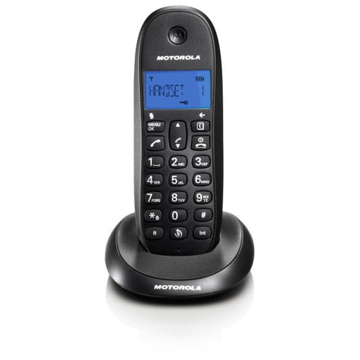 Εικόνα για Ασύρματο Τηλέφωνο Μαύρο (Ελληνικό Μενού) Motorola C1001LB