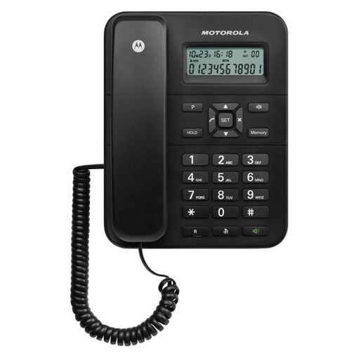Εικόνα για Ενσύρματο Τηλέφωνο με Οθόνη Μαύρο Motorola CT202