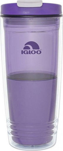 Εικόνα για Ποτήρι Θερμός Havasu Double Wall  0.65lt Purple Igloo