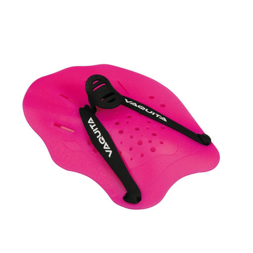 Εικόνα για VAQUITA Πτερύγια Χεριών Κολύμβησης - Aqua Fitness Hand Paddles με Λουράκια Σιλικόνης Φούξια 66700