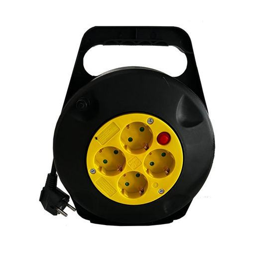 Εικόνα για Μπαλαντέζα DG-XDB04 Alfaone Σούκο καρούλι 3x1,5mm 10m Μαύρο-Κίτρινο
