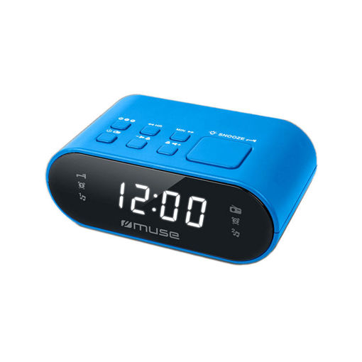 Εικόνα για Ψηφιακό Επιτραπέζιο Ρολόι Ρεύματος με Ξυπνητήρι Muse M-10BL