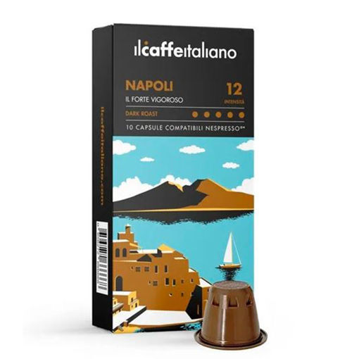 Εικόνα για Ιταλικός Καφές Espresso Συμβατός με Nespresso IL Caffe Italiano Napoli - 100 Κάψουλες