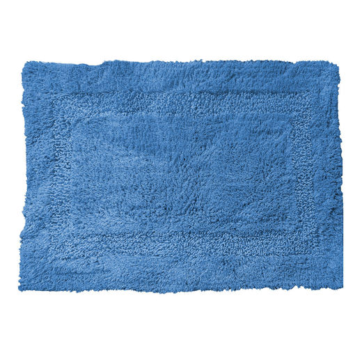 Εικόνα για Πατάκι Μπάνιου Βαμβακερό Μπλε 80x50cm Estia Deco 02-10362