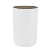 Εικόνα για Estia Χαρτοδοχείο Μπάνιου Bamboo Πλαστικό 5Lt Λευκό με Παλλόμενο Καπάκι 02-3869