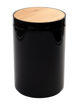 Εικόνα για Estia Χαρτοδοχείο Μπάνιου Bamboo Πλαστικό 5Lt Μαύρο με Παλλόμενο Καπάκι 02-3876