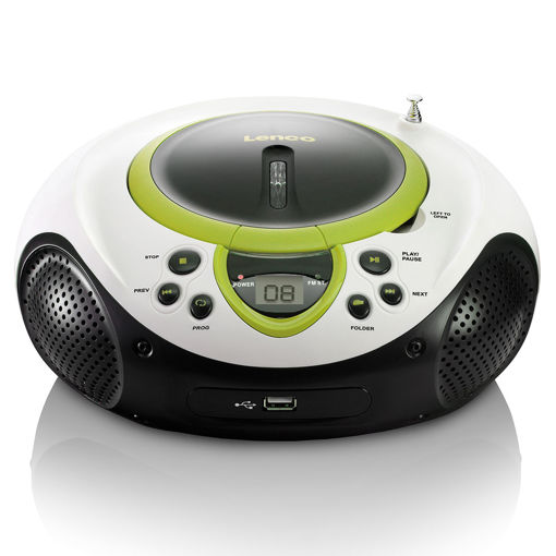 Εικόνα για Φορητό Ηχοσύστημα με CD, MP3, USB, Radio και Usb player Πράσινο SCD-38 USB LENCO