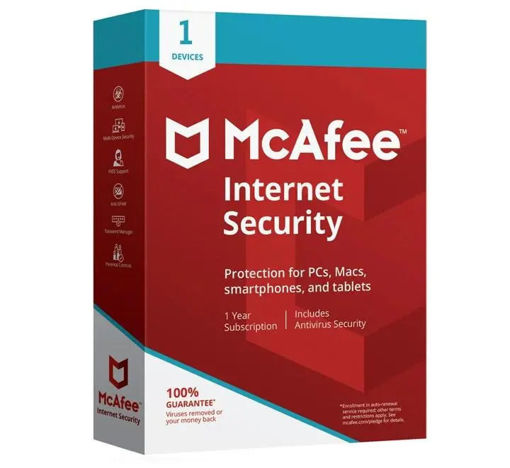 Εικόνα για McAfee Internet Security 2022  (1 συσκευή - 1 έτος) - Ηλεκτρονική Άδεια