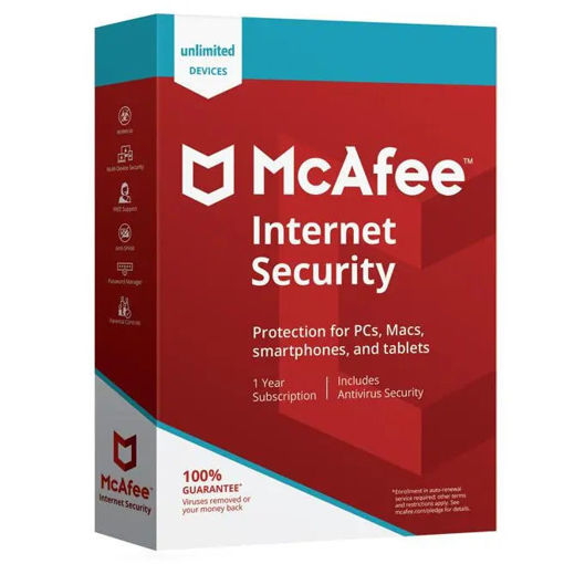 Εικόνα για McAfee Internet Security 2022 Απεριόριστοι Χρήστες (10 συσκευές - 1 έτος) - Ηλεκτρονική Άδεια