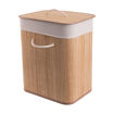 Εικόνα για Καλάθι Απλύτων Πτυσσόμενο Καφέ 40x50x30cm (60lt) Estia Bamboo Essentials 02-12816