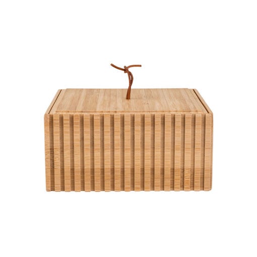 Picture of Κουτί Αποθήκευσης Καφέ 15x15x7cm Estia Bamboo Essentials 02-13103