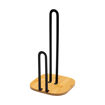 Εικόνα για Βάση για Ρολό Κουζίνας Ατσάλινη Μαύρη 16x16x31.3cm Estia Bamboo Essentials 01-13196