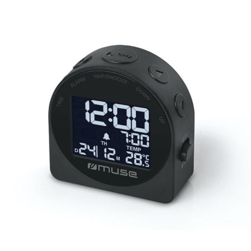 Εικόνα για Ψηφιακό Ρολόι-Ξυπνητήρι M-09C MUSE Μπαταρίας Μαύρο