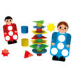 Εικόνα για Lisciani Carotina Baby Πύργος Σχημάτων 69019 - Εκπαιδευτικό Παιχνίδι με Κάρτες & Τουβλάκια για Παιδιά 3-6 Ετών
