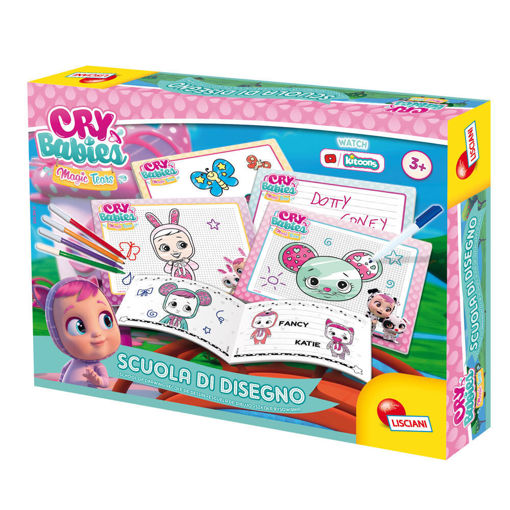 Εικόνα για Lisciani Cry Babies Magic Tears Σχολή Ζωγραφικής 83459 - Εκπαιδευτικό Σετ Σχεδίου με Πίνακες Write-Erase για Παιδιά 3+ Ετών