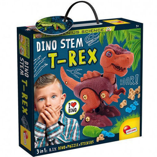 Εικόνα για Dino Stem Τυραννόσαυρος T-Rex Lisciani 92406