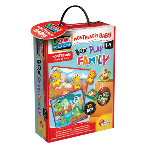 Εικόνα για Εκπαιδευτικό Παιχνίδι Οικογένειες Ζώων Montessori Baby Box