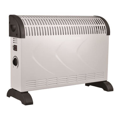 Εικόνα για Θερμαντικό Σώμα Convector 2000W Λευκό - 3 Επίπεδα Ισχύος με Θερμοστάτη  Eurolamp 147-29113