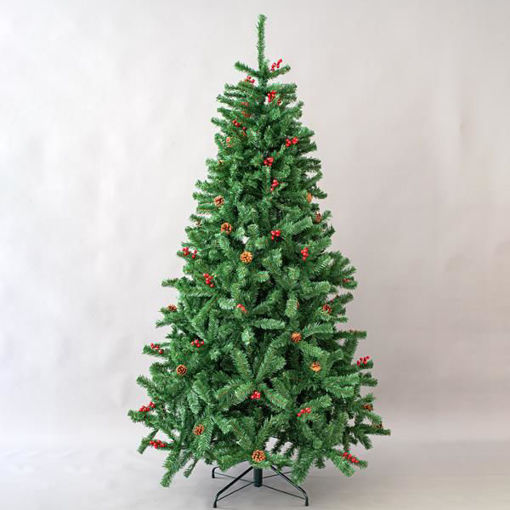 Εικόνα για Χριστουγεννιάτικο Δέντρο Έλατο Columbia 210cm με Μεταλλική Βάση Eurolamp  600-30137